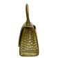 Pre-Owed Balenciaga Hourglass XS Handbag in metallic gold N23395762