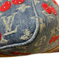 Pre-Owned Louis Vuitton x Takashi Murakami Cherry Keepall Bandoulière 45 (Style: M13875)