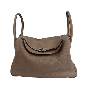 Hermès Lindy 34, Etoupe (Elephant Grey) with silver hardware, Togo leather
