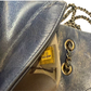 Pre-Owned Chanel Medium Bicolor Graphic Flap Bag