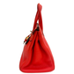 Pre-Owned Hermès Birkin 30 in red Togo leathe Square Q Year 2013 N23260179-1