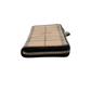 Pre-Owned Burberry Classic Equestrian Knight Check Full-Zip Long Wallet