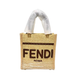Pre-Owned Fendi Women's Mini Sunshine Straw Shopper Bag (Model 8BS051) N11515625