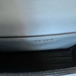 Pre-Owned Prada Monochrome Saffiano and Leather Bag (specifically the 2022 mini/small envelope shoulder bag version in a light blue or "Celeste" colorway)