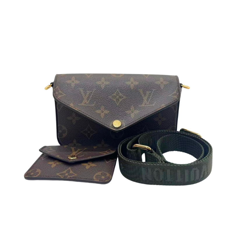 Pre-Owned Louis Vuitton Félicie Strap &amp; Go Monogram Canvas Crossbody Bag N23912144