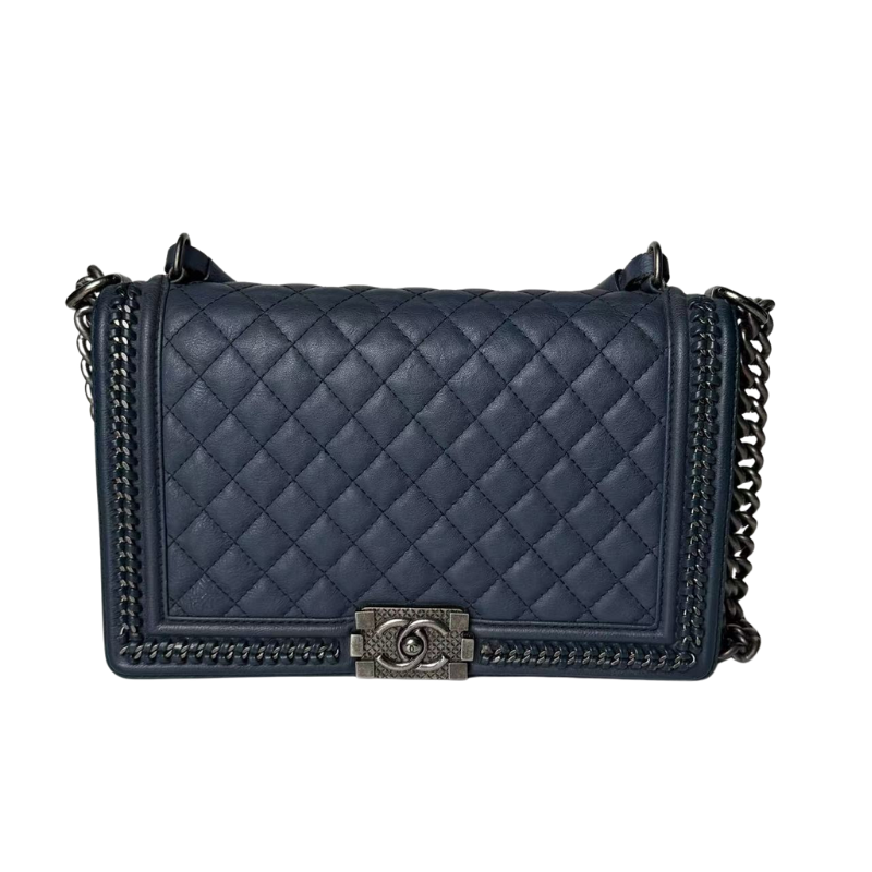 Pre-Owned  Chanel Le Boy (Old Medium Size) 2017 Model  N20329669