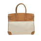 Pre-Owned HERMÈS Birkin 30 Handbag in Sesame Canvas and Leather SZ3032607275195