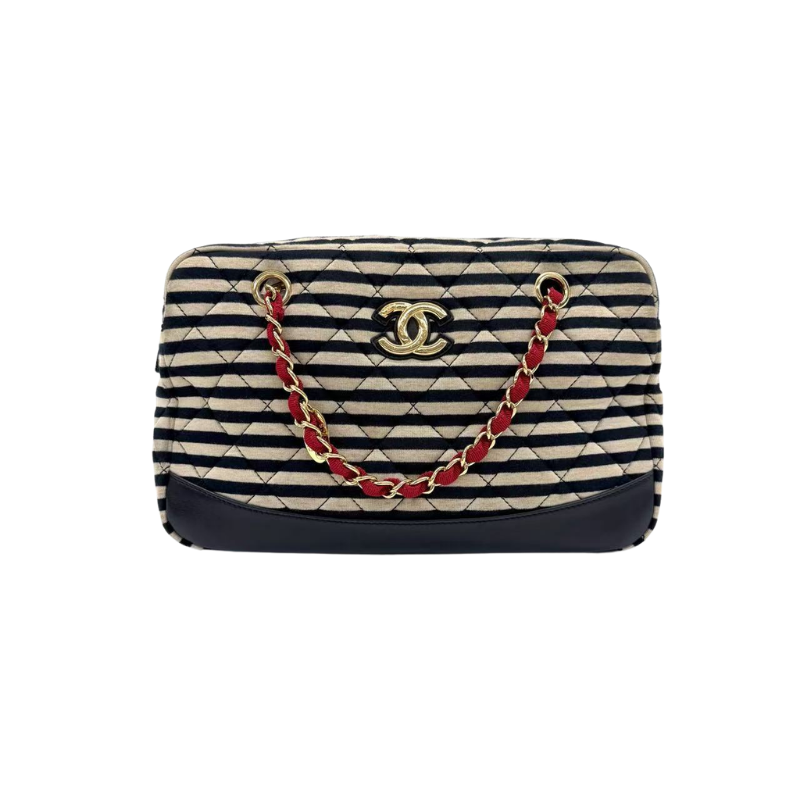 Pre-Owned CHANEL "Sailor" Camera Chain Bag from the 2014 Cruise Collection N23917562