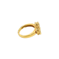 Pre—Owned Van Cleef & Arpels Vintage Alhambra Guilloché Ring in 18K Yellow Gold SZ3102607214323