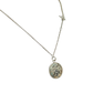 Pre-Owned Hermès Ex-Libris Pendant Necklace Size Large SZ81373