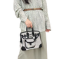 Pre-Owned Hermès Birkin 25 Cargo Handbag in the highly coveted "Panda" colorway (officially styled as Ecru/Noir) paired with Palladium Silver Hardware (PHW) SZ3072607275287