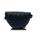 Pre-Owned Chanel 2021 Black Quilted Lambskin Waist / Belt Bag from the Uniform Collection N23840170