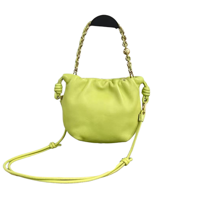 Pre-Owned LOEWE Flamenco Mini Bag (specifically the Flamenco Purse variant featuring the signature donut chain) SZ3042607050903