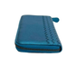 Pre-Owned Bottega Veneta Intrecciato woven full-zip long wallet N23373672