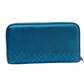 Pre-Owned Bottega Veneta Intrecciato woven full-zip long wallet N23373672