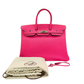 New Arrival Pre-Owned The Hermès Birkin 35 from the 2011 Candy Collection in Rose Tyrien N23503235