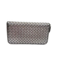 Pre-Owned Bottega Veneta Metallic Silver Intrecciato Zip-Around Long Wallet N23571976