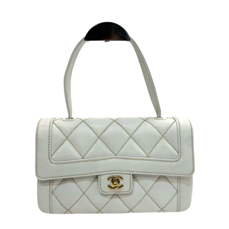 Pre-Owned Chanel Vintage Wild Stitch (or Surpique) Flap Bag N23395065