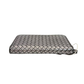 Pre-Owned Bottega Veneta Metallic Silver Intrecciato Zip-Around Long Wallet N23571976