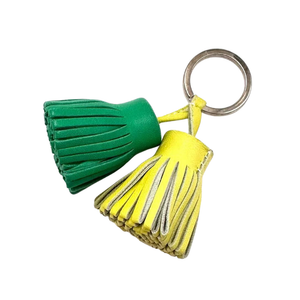 Pre-Owned Hermès Carmen Uno-Dos key ring (or bag charm), a variation of the classic tasseled Carmen line SZ3012602112392