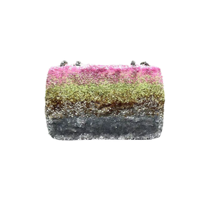 Pre-Owned Chanel Rainbow Gradient Sequin Flap Bag 24C Cruise collection SZ3022606152808