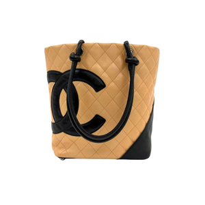 Pre-Owned CHANEL Ligne Cambon Small Bucket Tote Bag N23911039