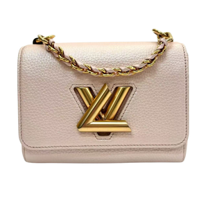 Pre-Owned Louis Vuitton Pink Iridescent Grained Calfskin Twist PM N23394896