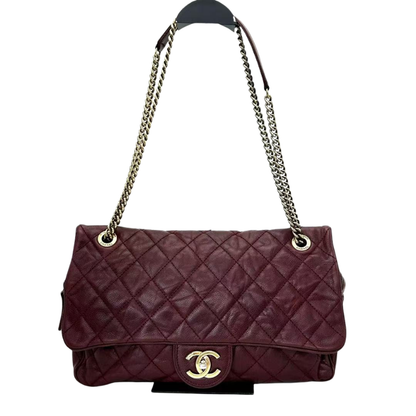 Pre-Owned Chanel Quilted Large "Shiva" Flap Bag from Karl Lagerfeld's 2012 Collection SZ3102607234777