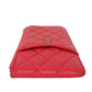 Pre-Owned Chanel Quilted Leather Flat Wallet Pouch N22038666