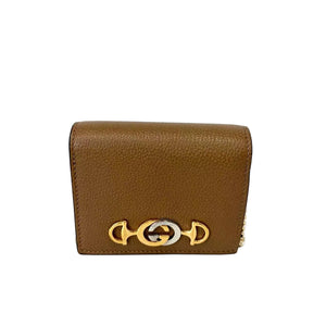 Pre-Owned Gucci Zumi bifold chain wallet N22031642