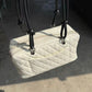 Pre-Owned Chanel "Cambon" Pillow Bag (Black & White)