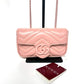 Pre-Owned Gucci Marmont (Pink Ceramic Buckle)