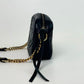 Pre-Owned Gucci Black &amp; Gold Camera Bag Year 2019