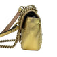 Pre-Owned Gucci Metallic Matelasse Pearly Mini GG Marmont Flap Bag