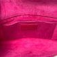 Pre-Owned YSL Saint Laurent Pink Leather "Y-Buckle" Clutch Year 2013