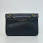 Pre-Owned Chanel Black Chain-Embroidered Bag Year 2011