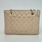 Pre-Owned CHANEL Lambskin Envelope Bag in "Milk Tea" Beige Year 2019