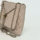 Pre-Owned CHANEL Lambskin Envelope Bag in "Milk Tea" Beige Year 2019