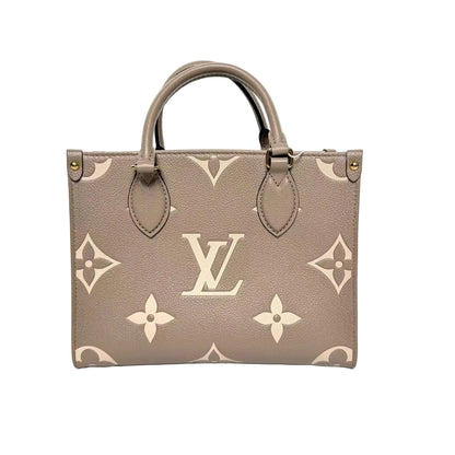 Pre-Owned LV Onthego Tote Bag Color Beige A900170