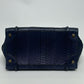 Pre-Owned CELINE Navy Blue S nakeskin "Luggage" Bag