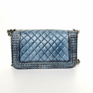Pre-Owned Chanel "Distressed Palace Style" Le Boy Bag — Medium Size
