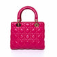 Pre-Owned Dior Lady Dior 5-Grid Bag — Rose Pink Lambskin