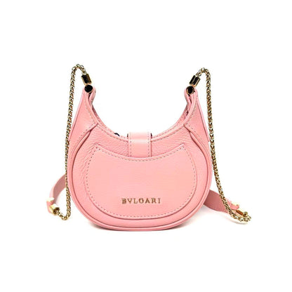 Pre-Owned Bvlgari Serpenti Cabochon — Calfskin, Pink (Small)