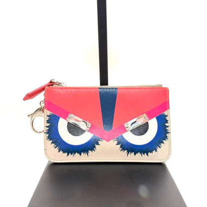 Pre-Owned Fendi "Monster" Long Cardholder, Coin Purse & Clutch