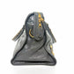 Pre-Owned Balenciaga Large "Motorcycle" Bag in Grey with Gold Studs