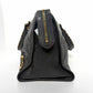 Pre-Owned Balenciaga Large "Motorcycle" Bag in Grey with Gold Studs