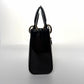 Pre-Owned Dior Black Patent Leather Lady Dior Bag