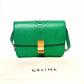 Pre-Owned Celine green snakeskin Box bag