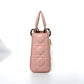 Pre-Owned Dior Pink Three-compartment Lady Dior