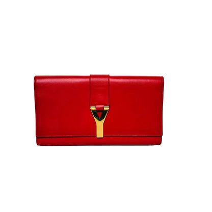 Pre-Owned Saint Laurent/YSL Red Clutch Bag